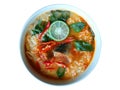 Tom yum Canned fish noodle soup at my home